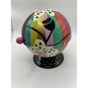 Pylones postmodern/pop-art designer metal candy/jewellery holder 1990's rare